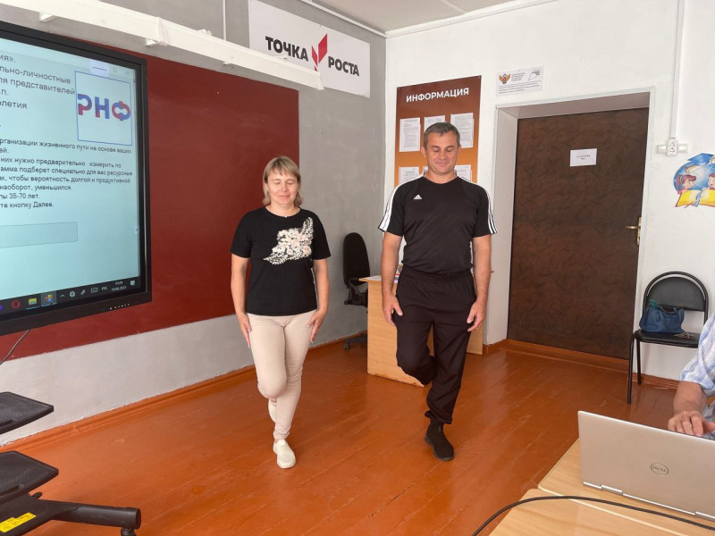 Сергей и Лариса Головченко тестируют физиологический возраст .